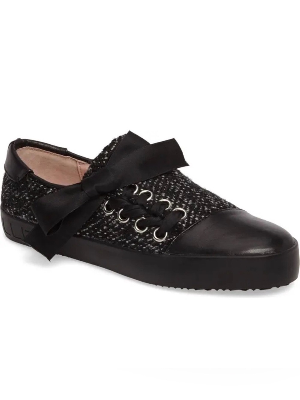 Avec Les Filles Vera Tweed Slip-On Sneakers